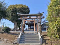 大島田安房栖神社鳥居