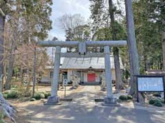 逆井富士浅間神社鳥居