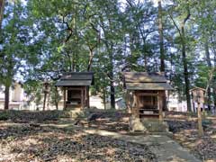 地主神社境内社伊勢社・住吉社