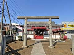 富里神明神社鳥居