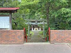 秋山厳島神社鳥居