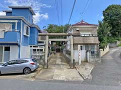 秋山春日神社鳥居