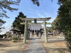 九郎左衛門新田稲荷神社鳥居