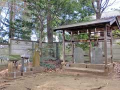 佐野八坂神社境内石祠群