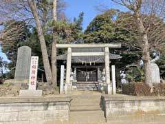 主水新田稲荷神社鳥居