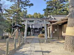 大谷口新田稲荷神社鳥居