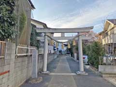 東初石熊野神社鳥居