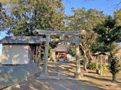 深井新田六社神社鳥居