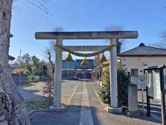 西深井三社大神鳥居