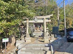 白狐稲荷神社鳥居