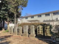 平方香取神社庚申塔群