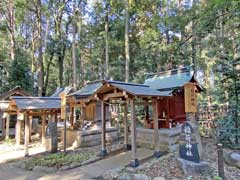 駒木諏訪神社境内社稲荷・天神・国魂神社