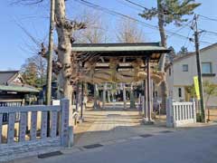 流山赤城神社大しめ縄