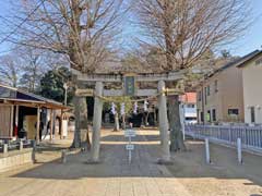 流山赤城神社鳥居