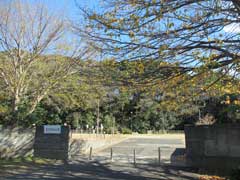 鷺沼城址公園入口