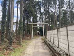 柏原神社西側鳥居