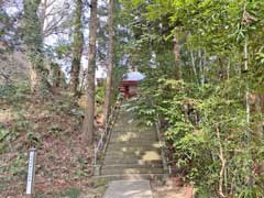 岩名仁王尊参道