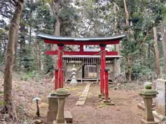 萩山新田諏訪神社鳥居