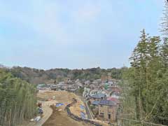 佐倉田町愛宕神社からの遠景