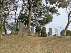 角来八幡神社境内出羽三山碑