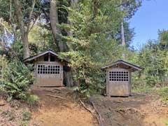 八木道祖神社境内庚申塔・天神社