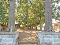 墨六所神社参道