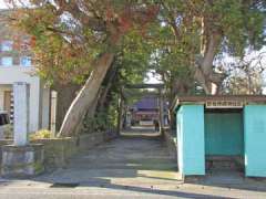 新宿神明神社鳥居