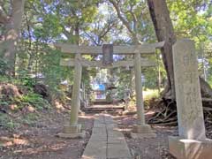 萱田時平神社鳥居