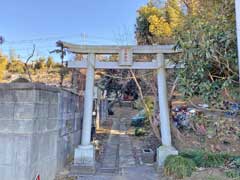 宝喜作子神神社鳥居