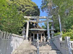 大和田新田下区八幡社鳥居