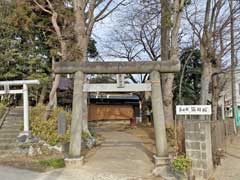 島田台神明神社鳥居