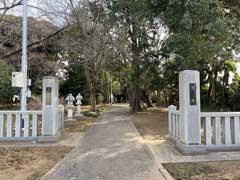 吉橋八幡神社参道