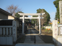 東小松川白髭神社鳥居