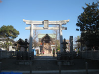 西宇喜田稲荷神社鳥居