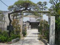 上一色天祖神社鳥居