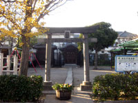 西小松川諏訪神社鳥居