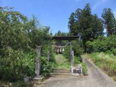 岩月町大都八幡神社鳥居