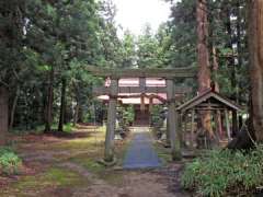 北会津町熊野神社鳥居