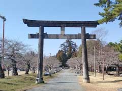 相馬中村神社鳥居