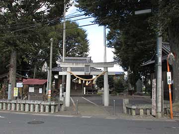 高萩諏訪神社鳥居