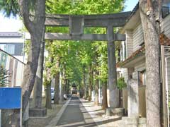 小豆沢神社参道