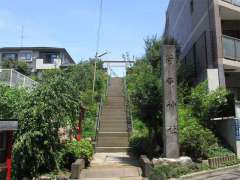 菅原神社鳥居と参道