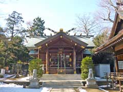 西台天祖神社拝殿