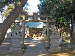 大谷口氷川神社鳥居