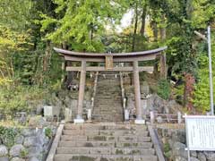 岸八幡神社鳥居