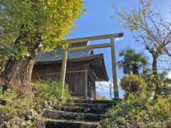 向原諏訪神社鳥居