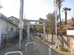 上落合菅原神社鳥居