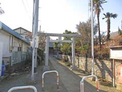 上落合菅原神社鳥居