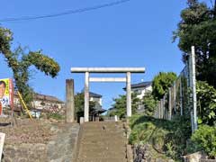 下荻野鐘鋳神社鳥居