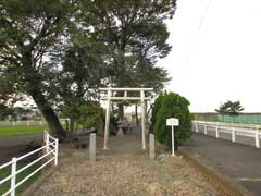 猿ヶ島山王社鳥居